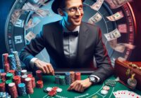 Seorang Pemain Poker Casino